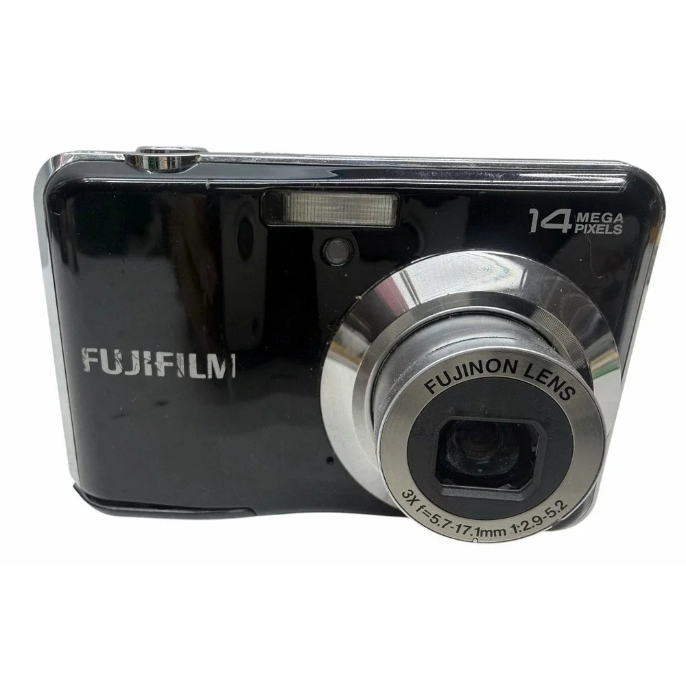 Fujifilm FinePix AV200 14MP Digital Camera 3X Zoom Tested Works + SD Card